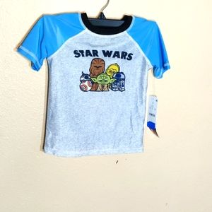 Boys Tshirt Size 4T Swim Shirt Star Wars Toddler